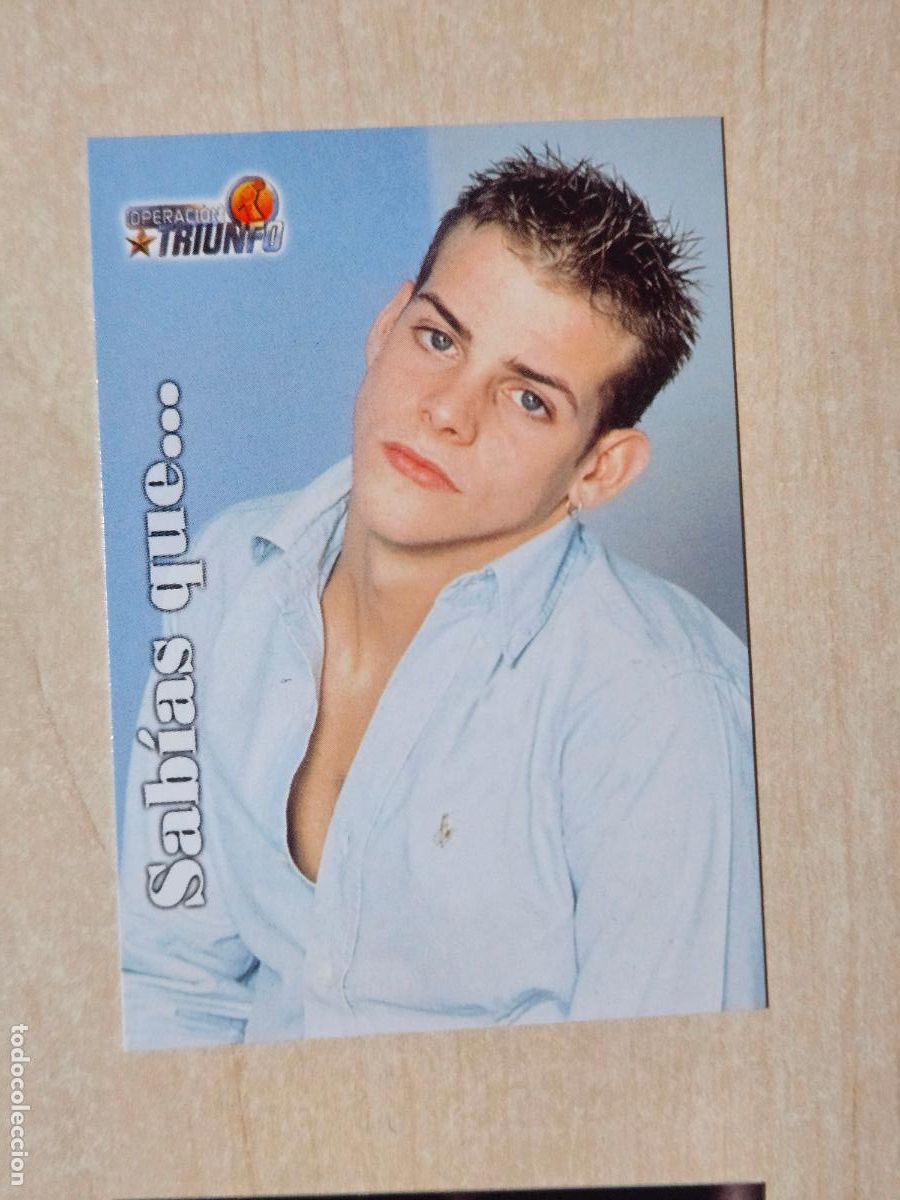 Trading cards: CROMO CARD PANINI OPERACION TRIUNFO PRIMERA EDICION 43 DE 144 - ALEX CASADEMUNT