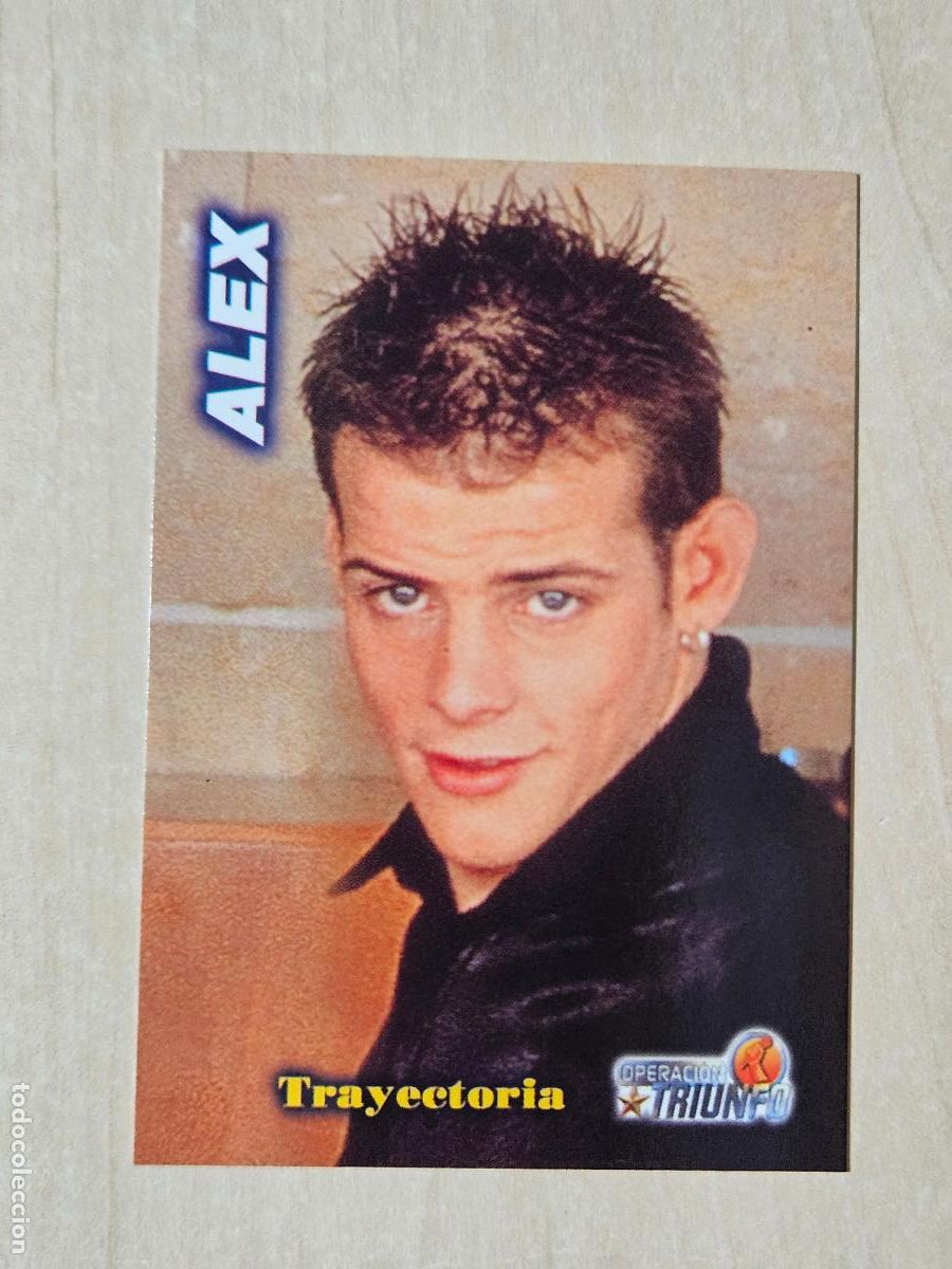 Trading cards: CROMO CARD PANINI OPERACION TRIUNFO PRIMERA EDICION 45 DE 144 - ALEX CASADEMUNT