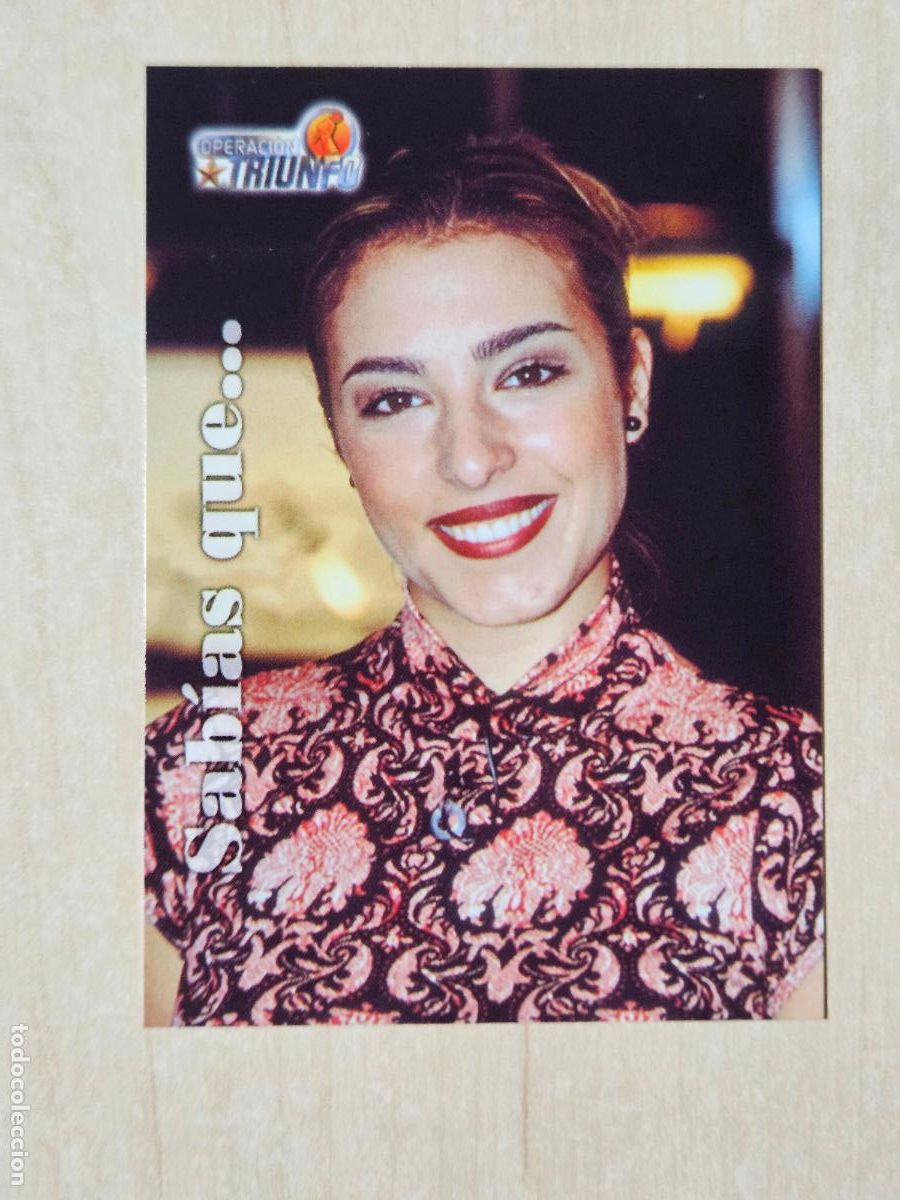 Trading cards: CROMO CARD PANINI OPERACION TRIUNFO PRIMERA EDICION 46 DE 144 - GISELA
