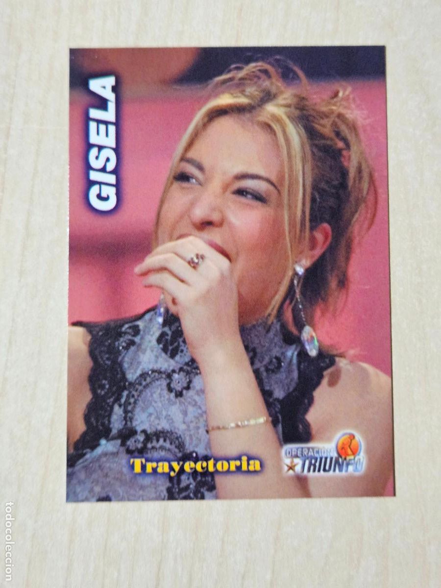 Trading cards: CROMO CARD PANINI OPERACION TRIUNFO PRIMERA EDICION 48 DE 144 - GISELA