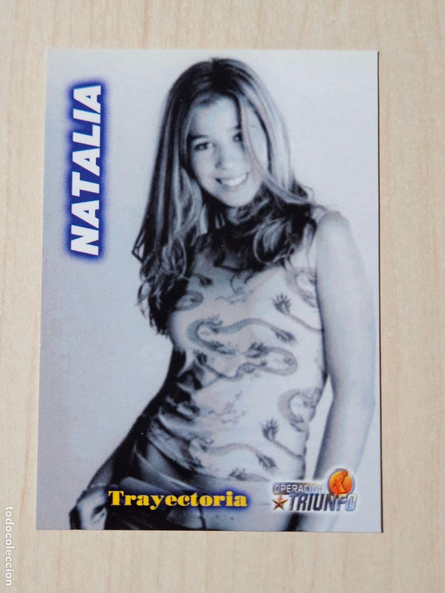 Trading cards: CROMO CARD PANINI OPERACION TRIUNFO PRIMERA EDICION 51 DE 144 - NATALIA