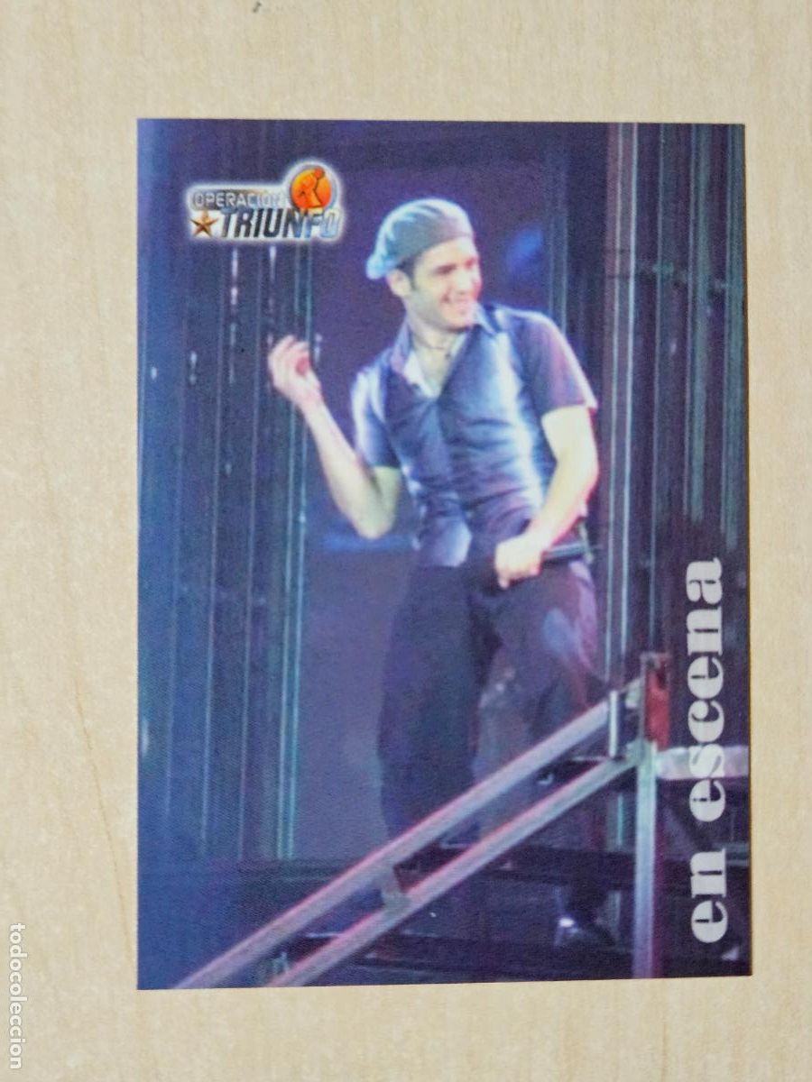 Trading cards: CROMO CARD PANINI OPERACION TRIUNFO PRIMERA EDICION 53 DE 144 - ALEJANDRO