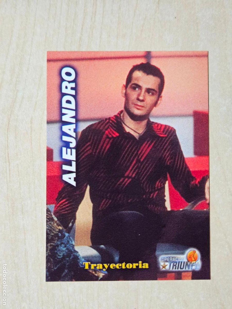 Trading cards: CROMO CARD PANINI OPERACION TRIUNFO PRIMERA EDICION 54 DE 144 - ALEJANDRO