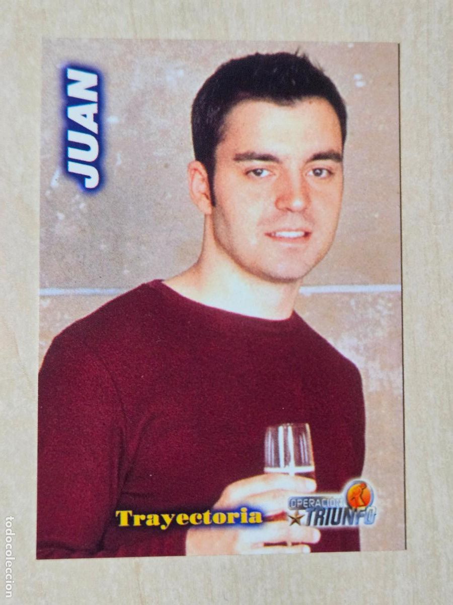 Trading Cards: CROMO CARD PANINI OPERACION TRIUNFO PRIMERA EDICION 60 DE 144 - JUAN CAMUS