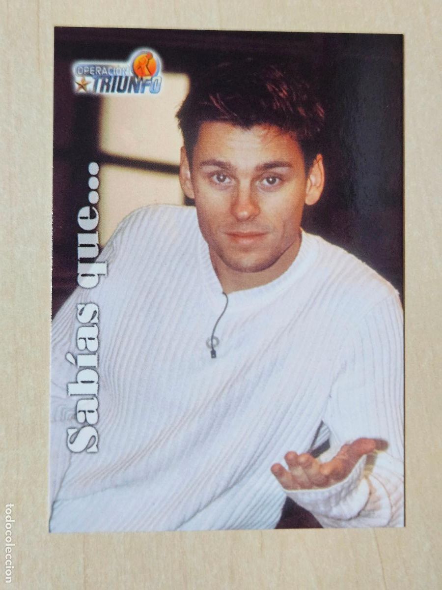 Trading cards: CROMO CARD PANINI OPERACION TRIUNFO PRIMERA EDICION 64 DE 144 - JAVIAN