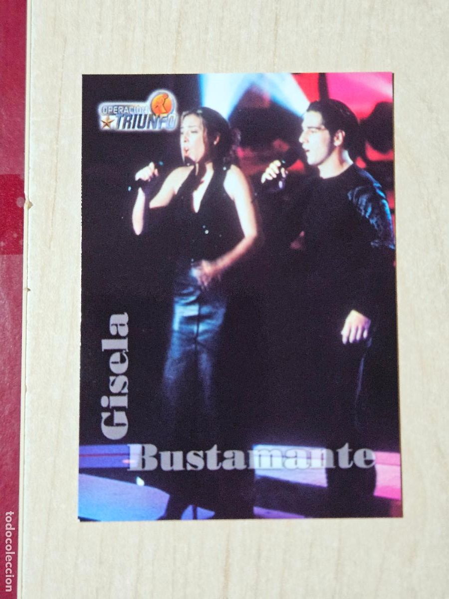 Trading cards: CROMO CARD PANINI OPERACION TRIUNFO PRIMERA EDICION 69 DE 144 - GISELA Y BUSTAMANTE