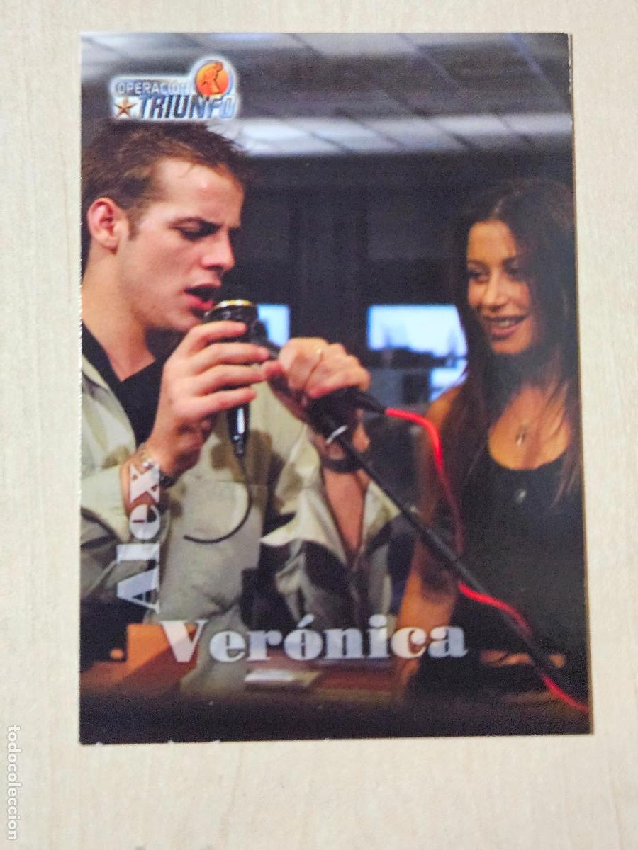 Trading cards: CROMO CARD PANINI OPERACION TRIUNFO PRIMERA EDICION 70 DE 144 - ALEX Y VERONICA