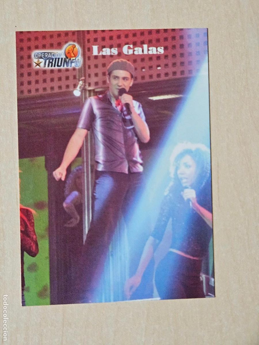 Trading cards: CROMO CARD PANINI OPERACION TRIUNFO PRIMERA EDICION 73 DE 144 - LAS GALAS