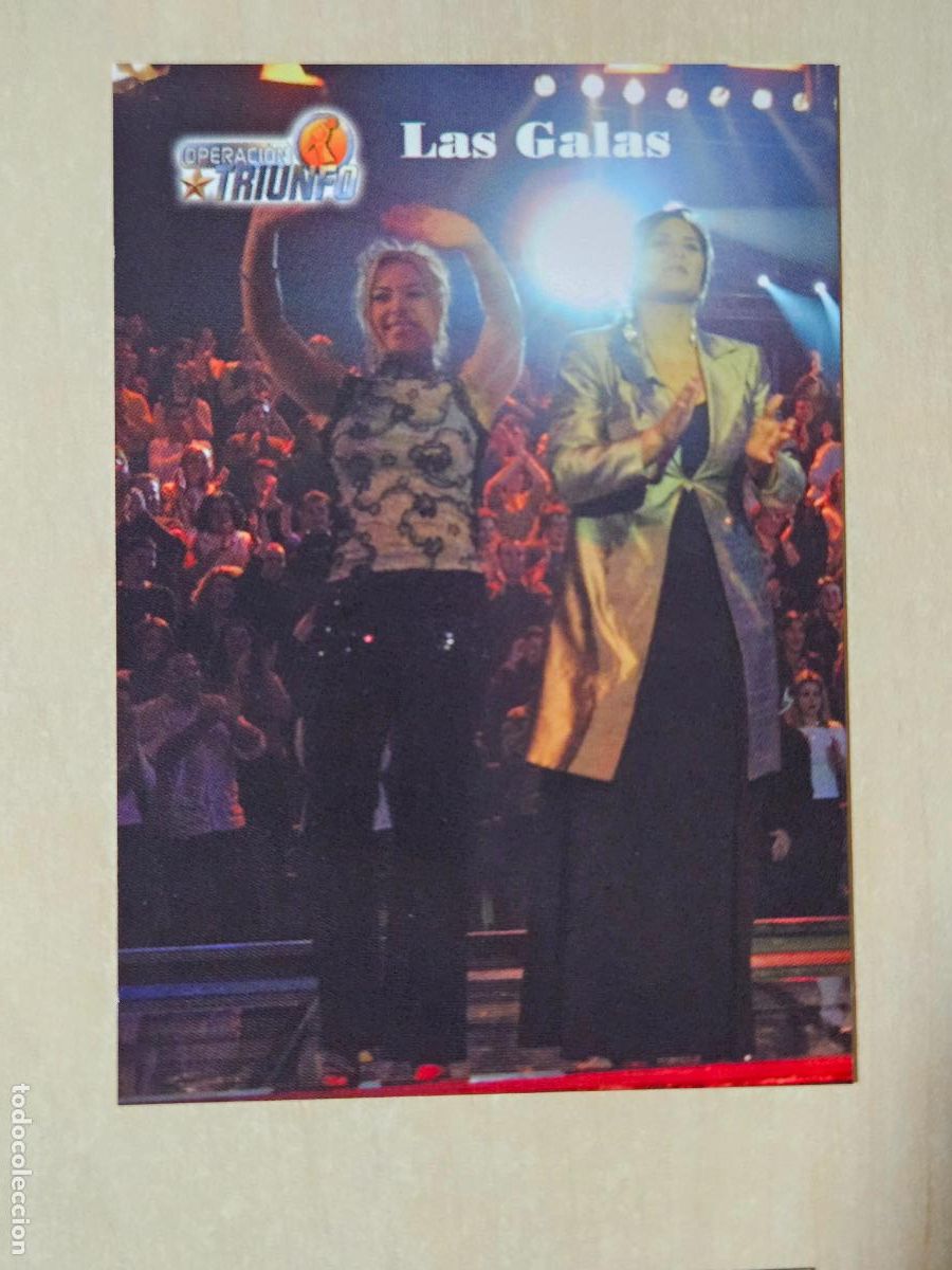 Trading cards: CROMO CARD PANINI OPERACION TRIUNFO PRIMERA EDICION 74 DE 144 - LAS GALAS