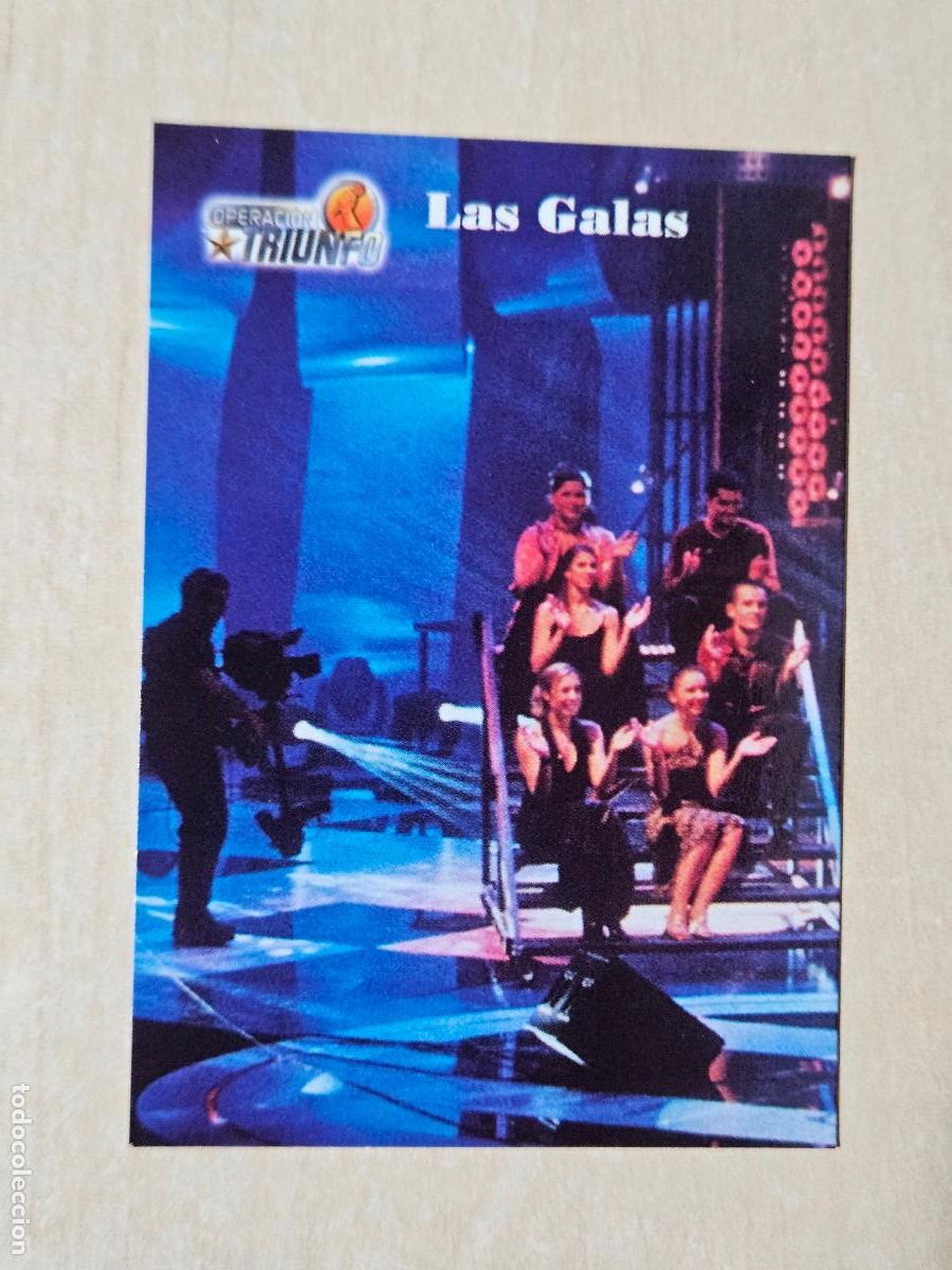 Trading cards: CROMO CARD PANINI OPERACION TRIUNFO PRIMERA EDICION 76 DE 144 - LAS GALAS