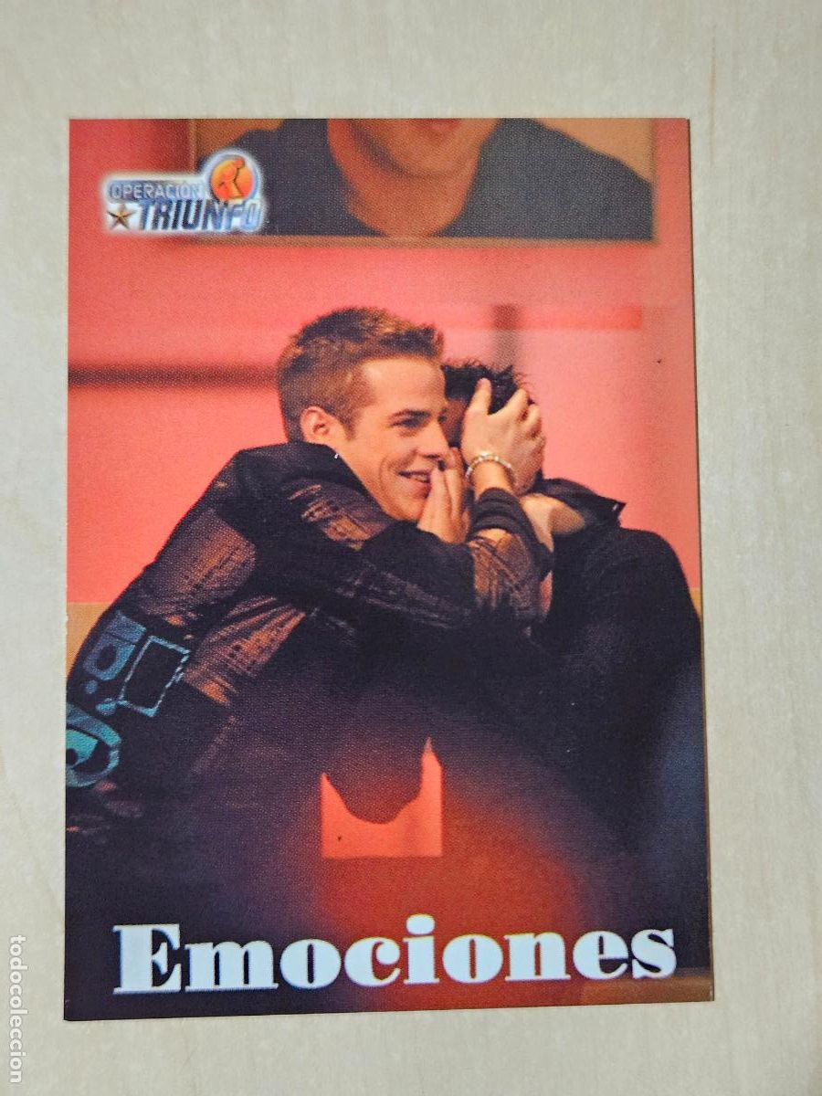 Cartes &agrave; &Eacute;changer: CROMO CARD PANINI OPERACION TRIUNFO PRIMERA EDICION 80 DE 144 - EMOCIONES