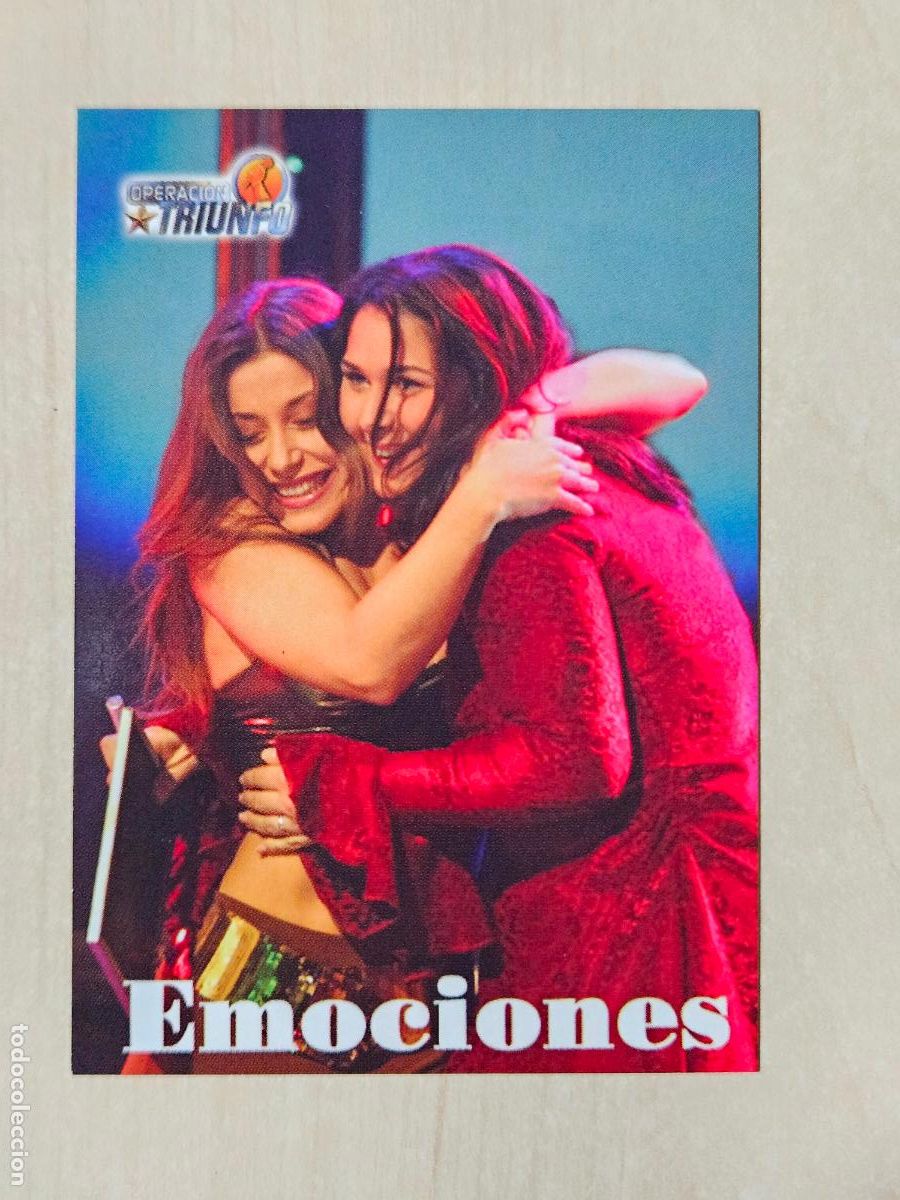 Trading cards: CROMO CARD PANINI OPERACION TRIUNFO PRIMERA EDICION 81 DE 144 - EMOCIONES