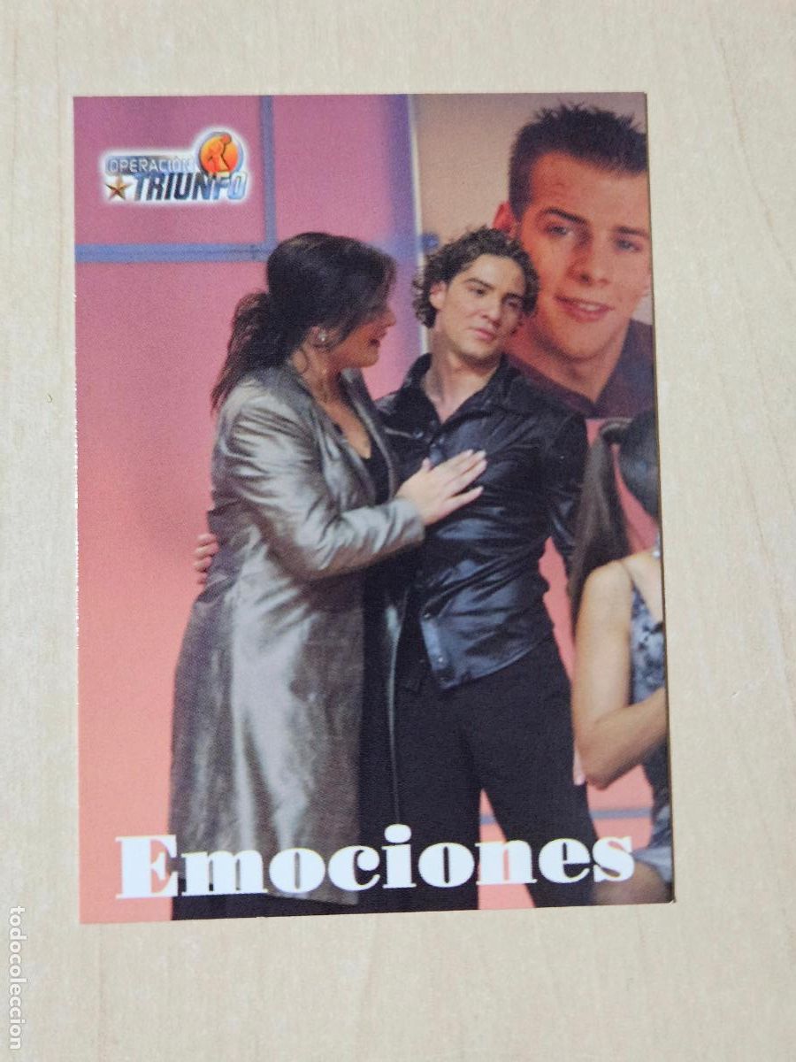 Trading cards: CROMO CARD PANINI OPERACION TRIUNFO PRIMERA EDICION 84 DE 144 - EMOCIONES