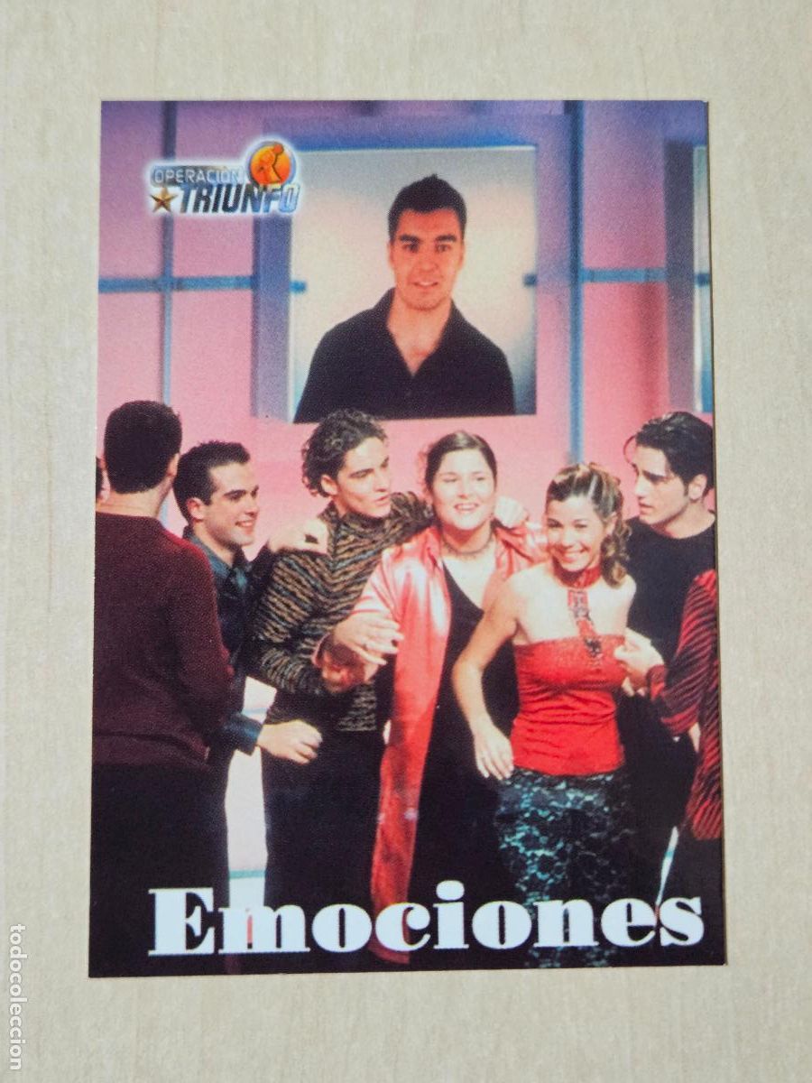 Trading cards: CROMO CARD PANINI OPERACION TRIUNFO PRIMERA EDICION 94 DE 144 - EMOCIONES