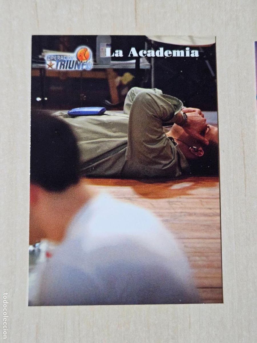 Trading cards: CROMO CARD PANINI OPERACION TRIUNFO PRIMERA EDICION 96 DE 144 - LA ACADEMIA