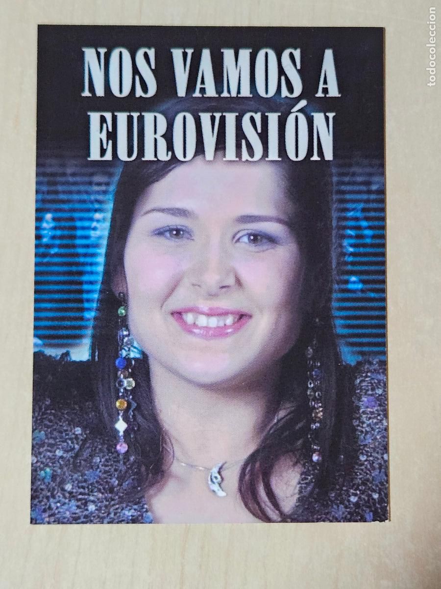Trading cards: CROMO CARD PANINI OPERACION TRIUNFO PRIMERA EDICION 100 DE 144 - NOS VAMOS A EUROVISION