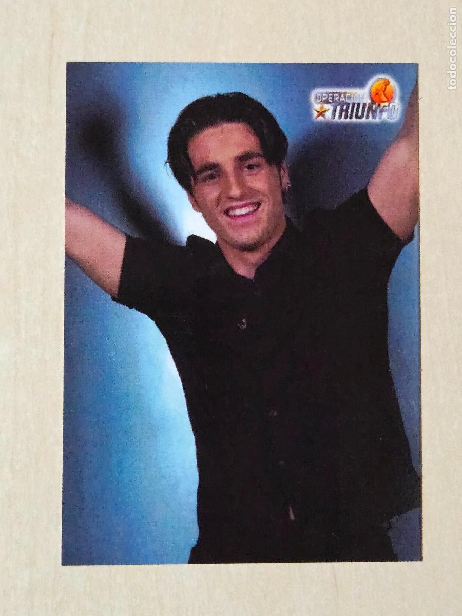 Trading cards: CROMO CARD PANINI OPERACION TRIUNFO PRIMERA EDICION 109 DE 144 - DAVID BUSTAMANTE