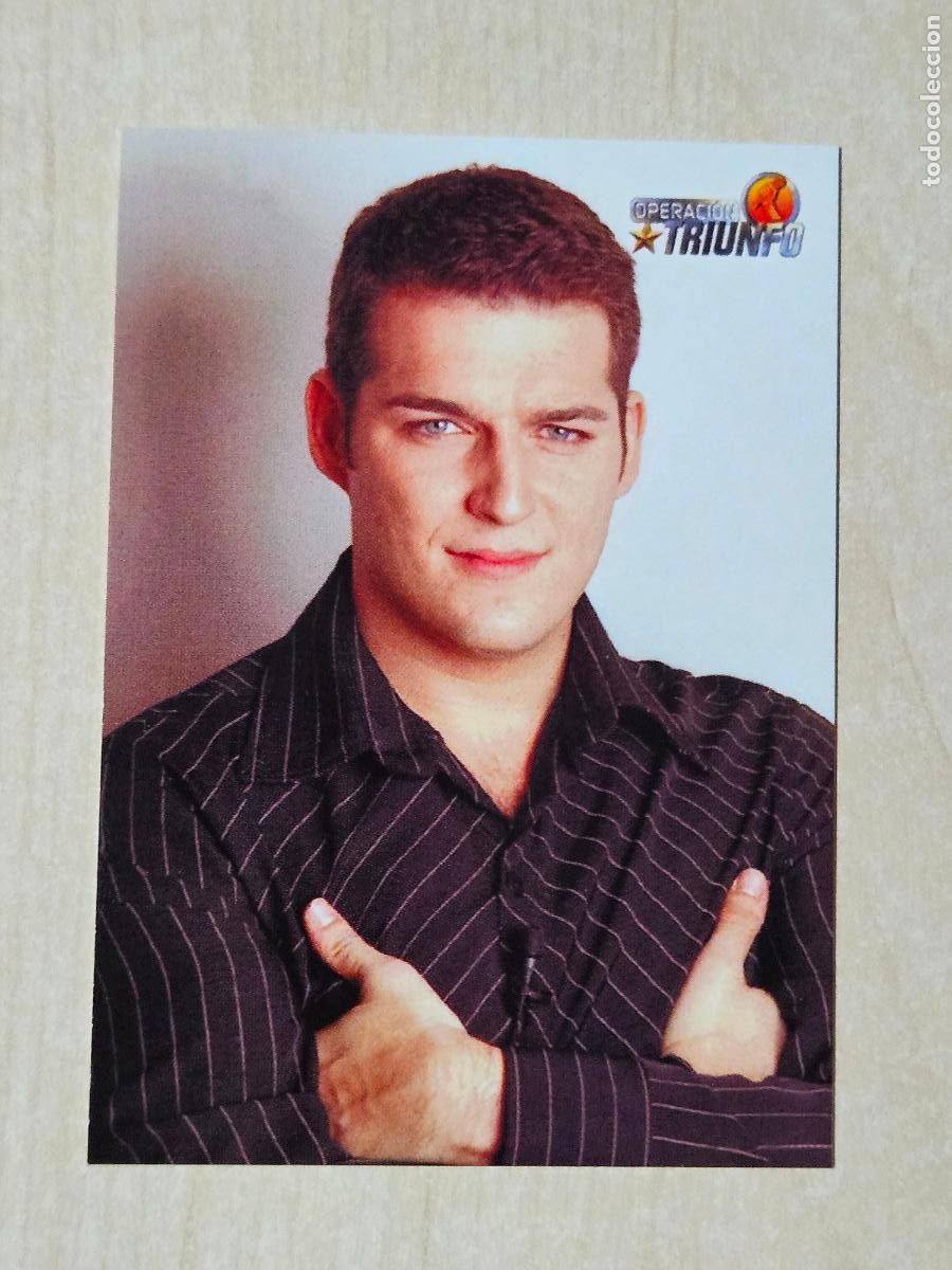 Trading cards: CROMO CARD PANINI OPERACION TRIUNFO PRIMERA EDICION 129 DE 144 - MANU TENORIO