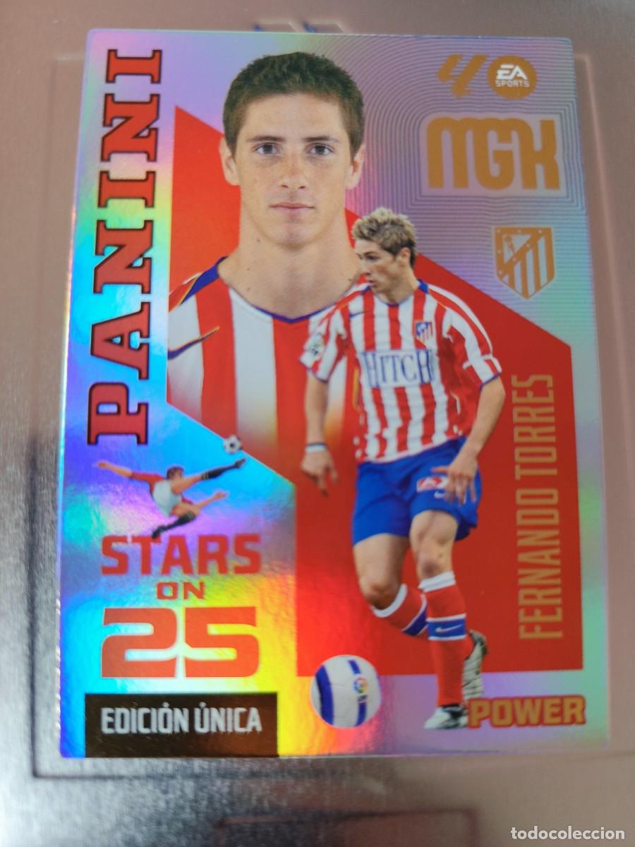 Trading cards: Megacracks 2026/27. 432P Fernando Torres - Atl&eacute;tico Madrid. Stars on 25 power - edici&oacute;n &uacute;nica lata