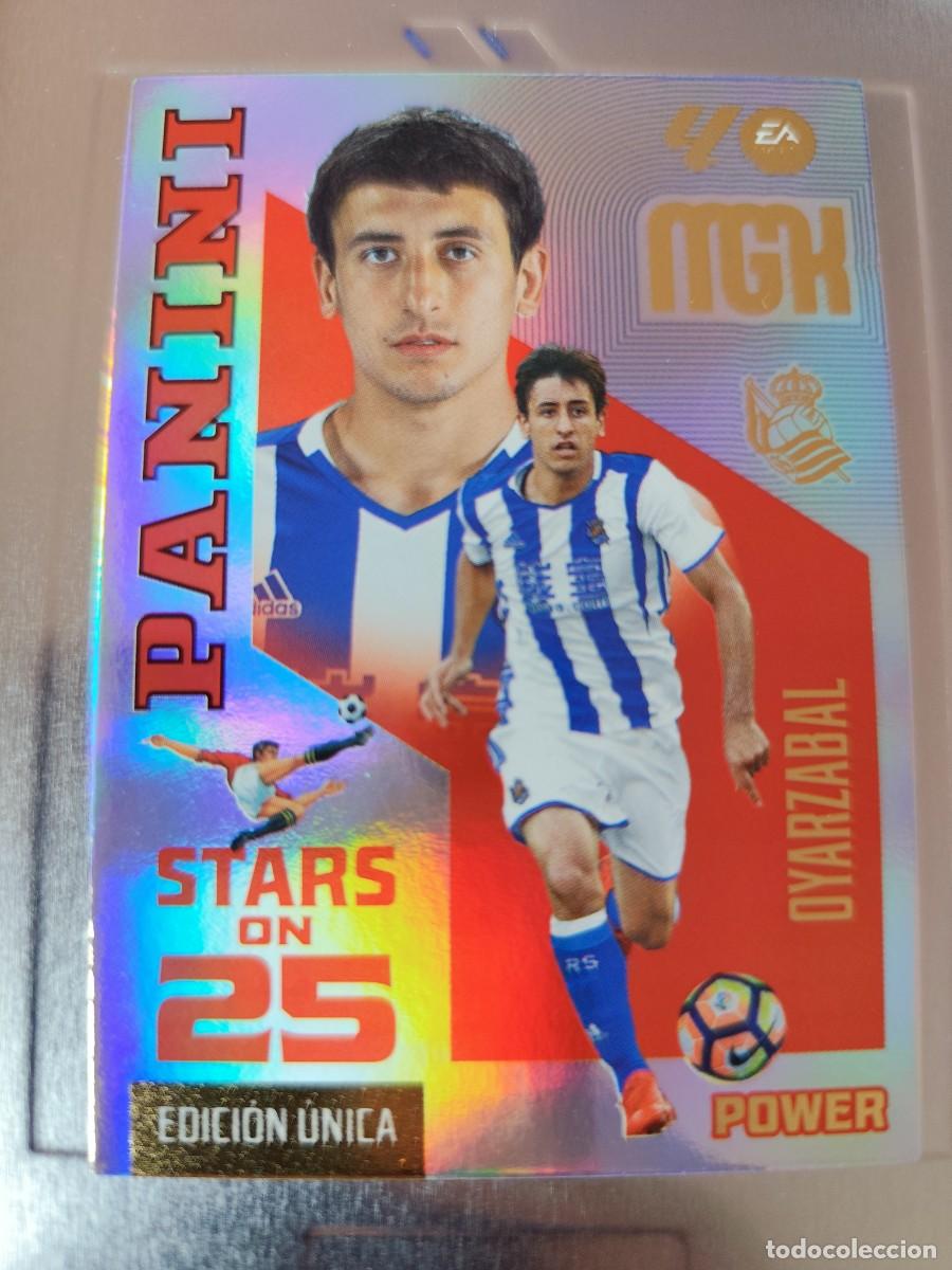 Trading cards: Megacracks 2026/27. 448P Oyarz&aacute;bal - Real Sociedad. Stars on 25 power - edici&oacute;n &uacute;nica lata