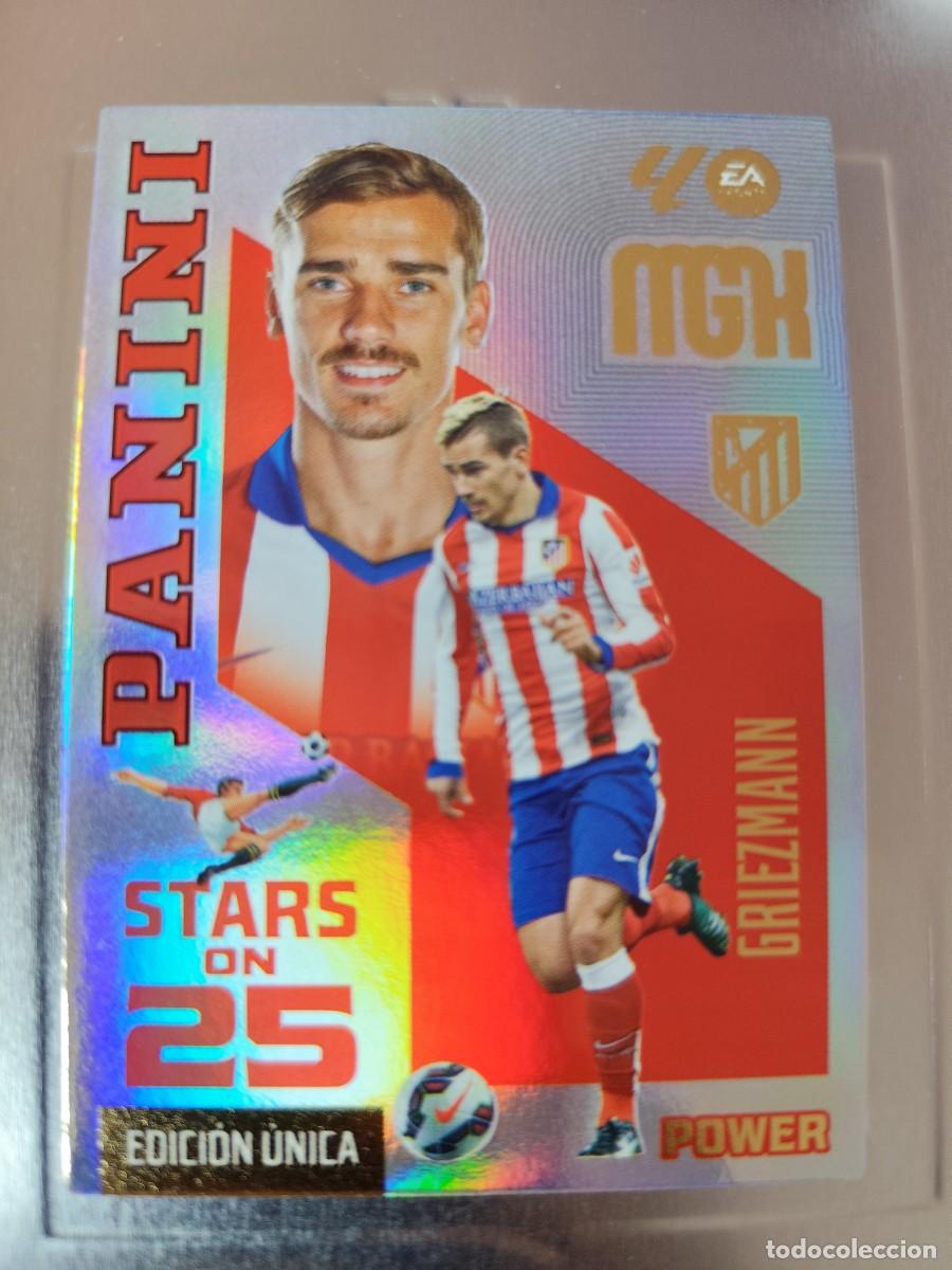 Trading cards: Megacracks 2026/27. 443P Griezmann - Atl&eacute;tico Madrid. Stars on 25 power - edici&oacute;n &uacute;nica lata