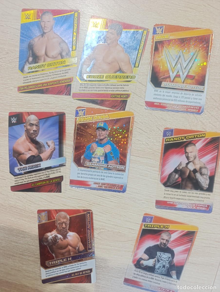 Trading cards: LOTE WWE ACTION CARDS PANINI - Foto 2