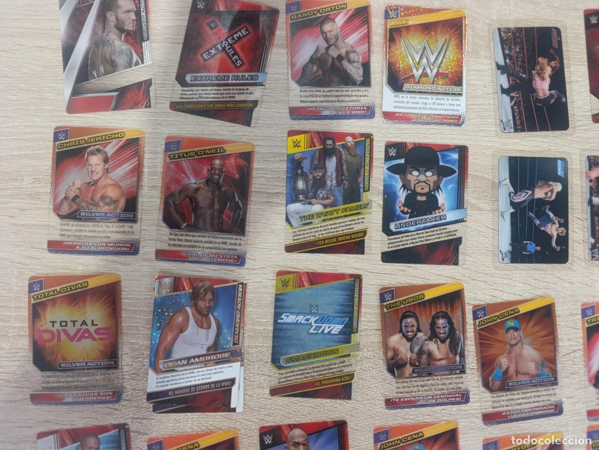 Trading cards: LOTE WWE ACTION CARDS PANINI - Foto 4