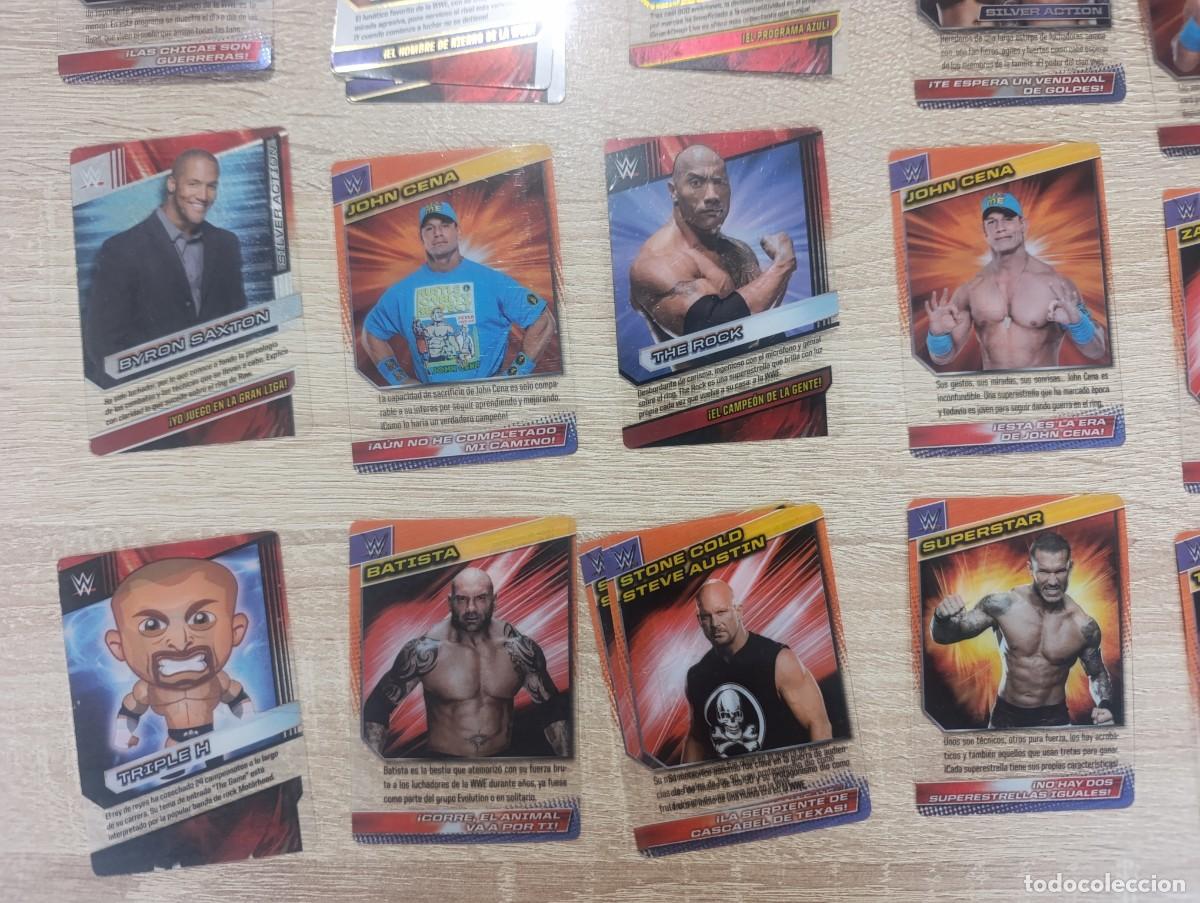 Trading cards: LOTE WWE ACTION CARDS PANINI - Foto 6