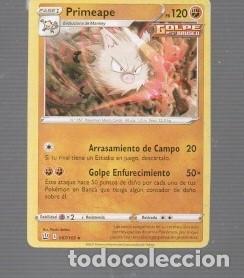 Trading cards: CROMO. DE POK&Eacute;MON A&Ntilde;O 2021 N&ordm; 057 FASE PRIMEAPE HP 120