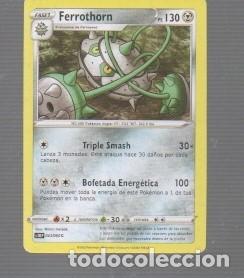 Trading cards: CROMO. DE POK&Eacute;MON A&Ntilde;O 2022 N&ordm; 598 FASE 1 FERROTHORN PS 130 N&ordm;598