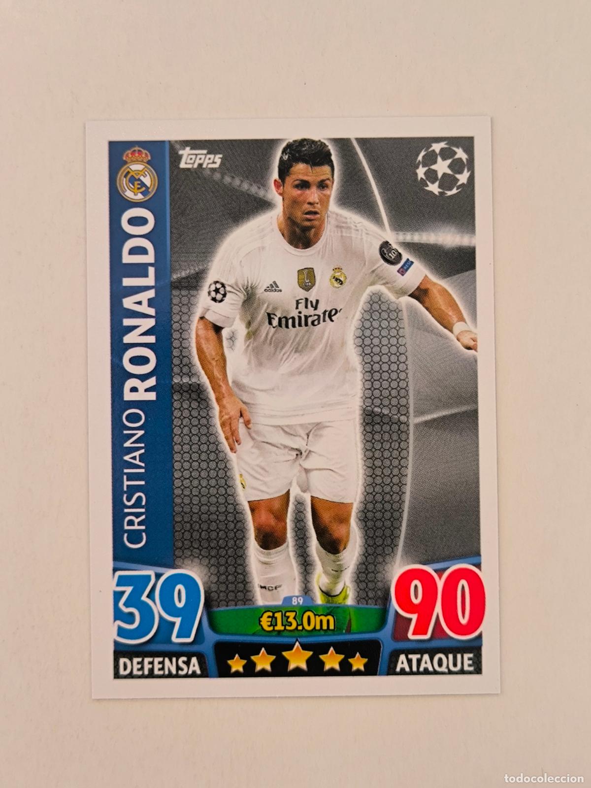 Trading cards: CRISTIANO RONALDO - UEFA CHAMPIONS LEAGUE 2015 2016 - TOPPS MATCH ATTAX TRADING CARD GAME (N7C)