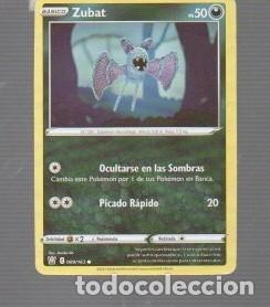 Trading cards: CROMO. DE POK&Eacute;MON A&Ntilde;O 2021 N&ordm; 041 BASICO ZUBAT PS 50