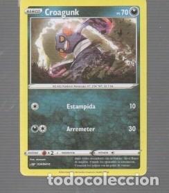Trading cards: CROMO. DE POK&Eacute;MON A&Ntilde;O 2022 N&ordm; 453 BASICO CROAGUNK PS 70