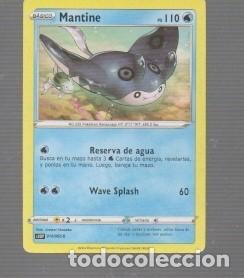 Trading cards: CROMO. DE POK&Eacute;MON A&Ntilde;O 2022 N&ordm; 226 BASICO MANTINE PS 90