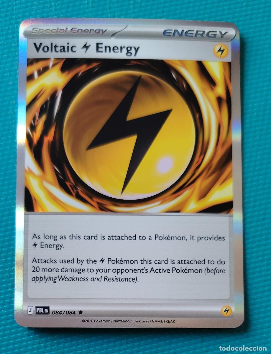 Trading cards: CARTA POKEMON EN INGLES - VOLTAIC ENERGY 084 / 084 - ESPECIAL - RARA * - ORIGINAL - NUEVA MD MINT
