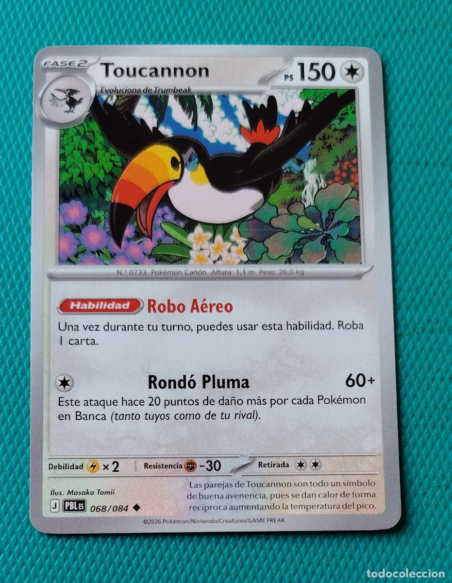 Trading cards: CARTA POKEMON EN ESPA&Ntilde;OL - TOUCANNON 068 / 084 - FASE 2 - ORIGINAL - NUEVA MD MINT