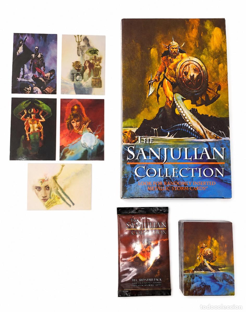 Trading cards: SANJULIAN COLLECTION TRADING CARDS 1994 FULL SET PACK BASICO + ESPECIALES + PACKAGING