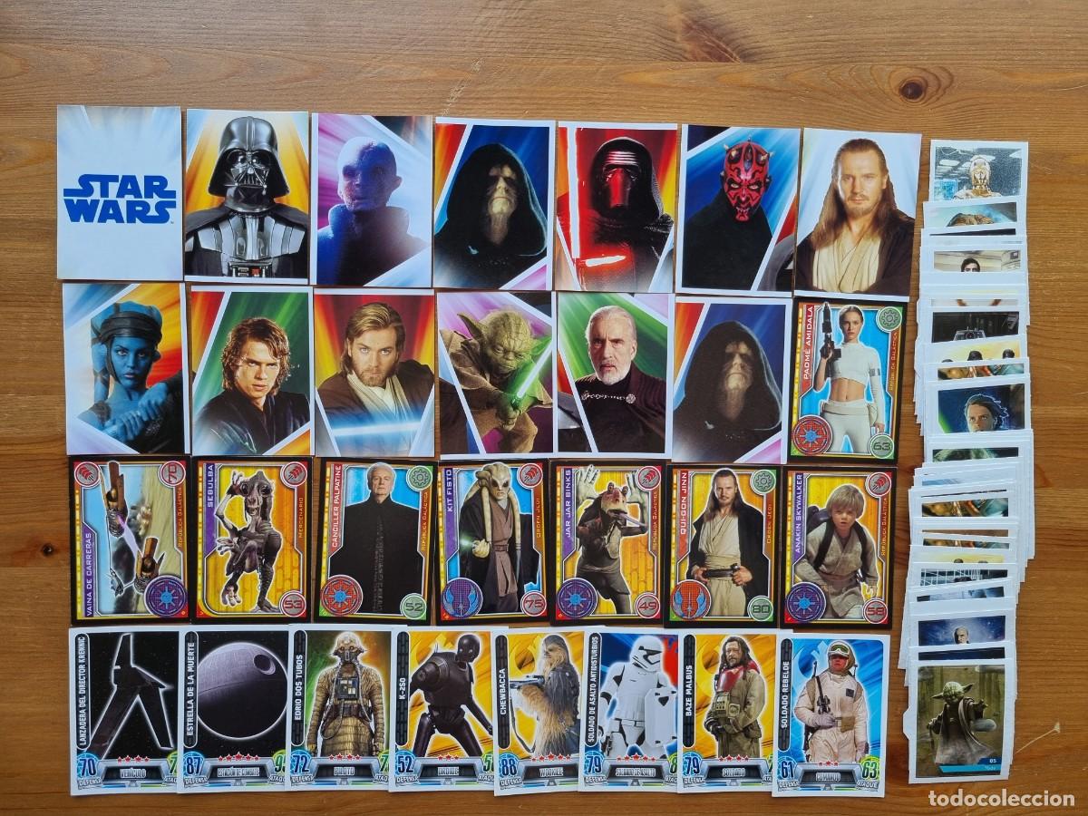Trading cards: Lote 85 cromos STAR WARS: El Camino de los Jedi / El Dominio de la Fuerza. TOPPS 2017 / 2019