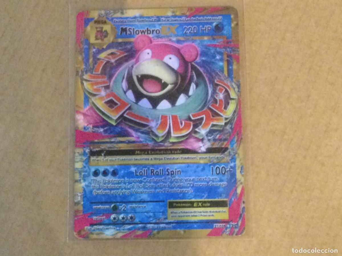 Trading cards: Carta pokemon mega M slowbro ex 27/108