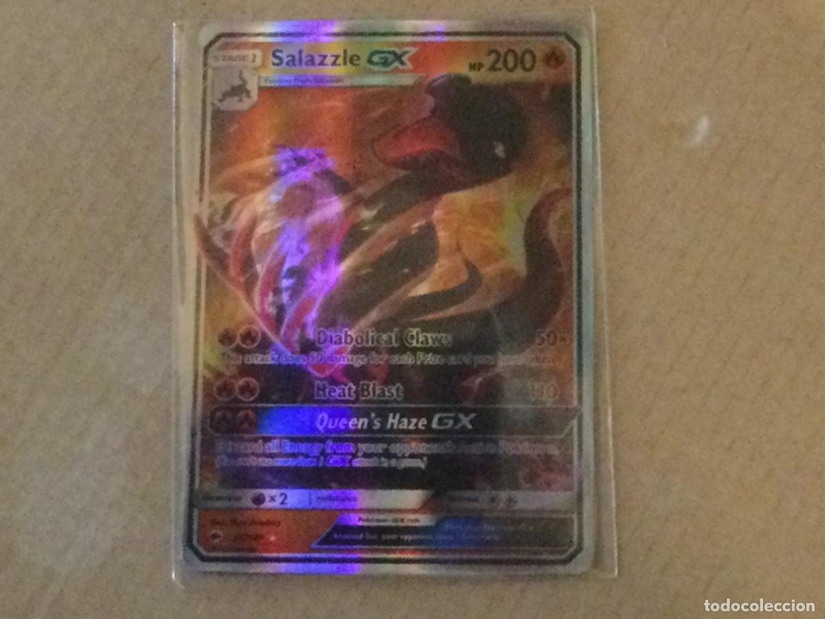 Trading cards: Carta pokemon fase 1, salazzle gx 25/147