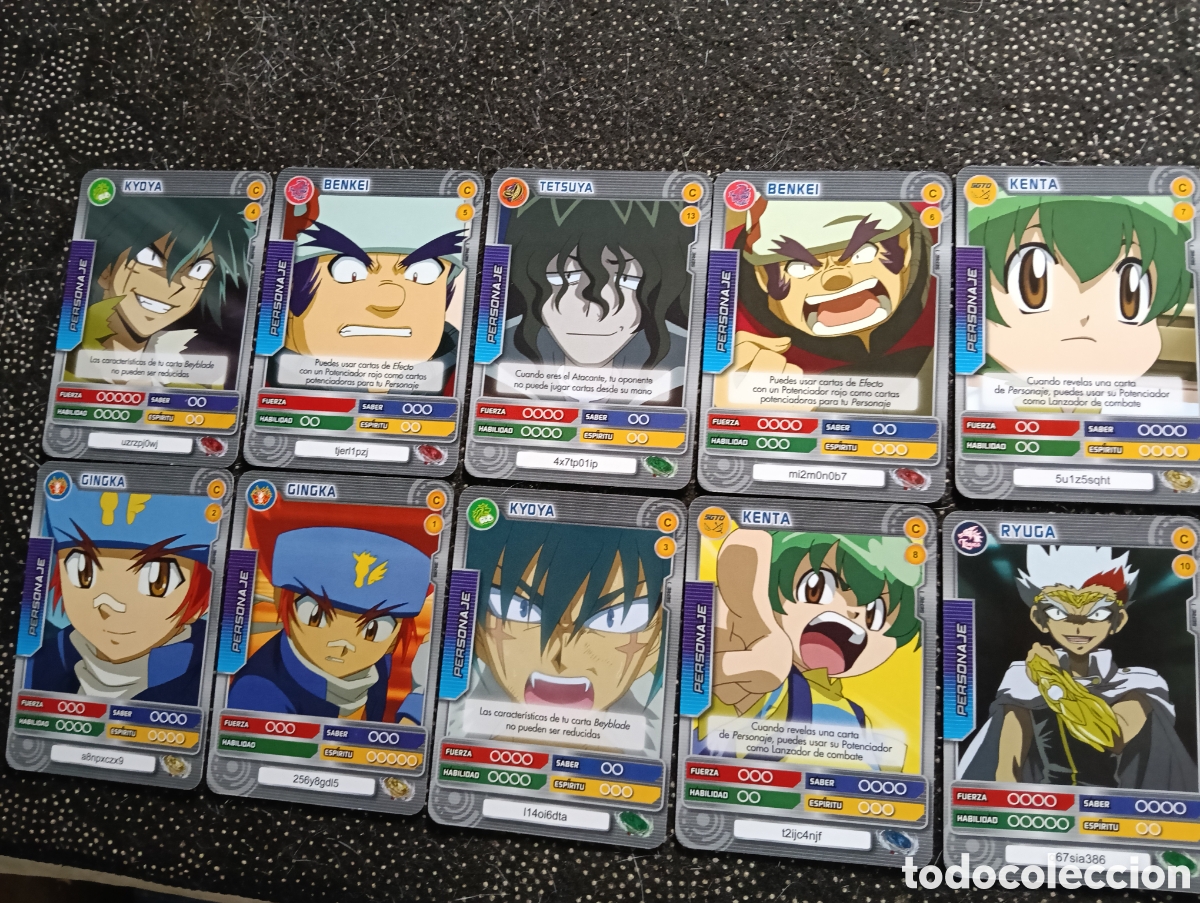 Trading cards: Lote de 10 cartas Beyblade Battle Card Collection, por Planeta DeAgostini
