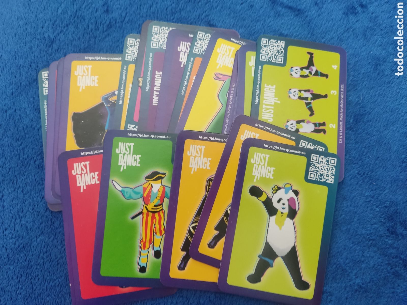 Trading cards: LOTE 20 CARTAS TRADING CARDS DE JUST DANCE 2022 MC DONALDS