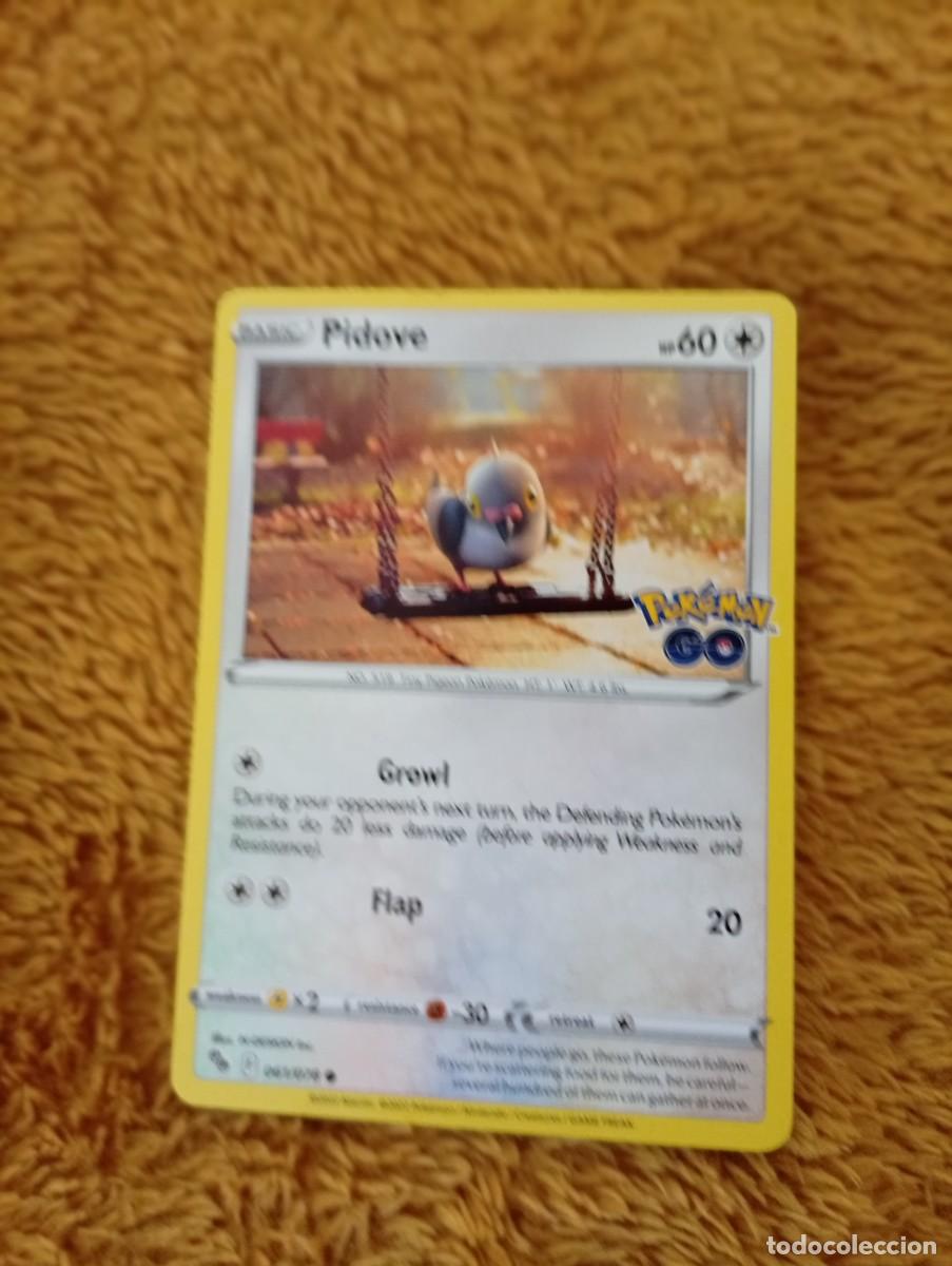 Trading cards: Carta Pok&eacute;mon de Pidove, edici&oacute;n en ingl&eacute;s. - N&uacute;mero de carta: 61/078. - A&ntilde;o de publicaci&oacute;n: 2022.