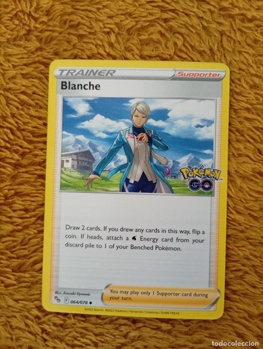 Trading cards: Carta de entrenador Blanche de Pok&eacute;mon, edici&oacute;n en ingl&eacute;s. - N&uacute;mero de carta: 064/078. - A&ntilde;o de pub