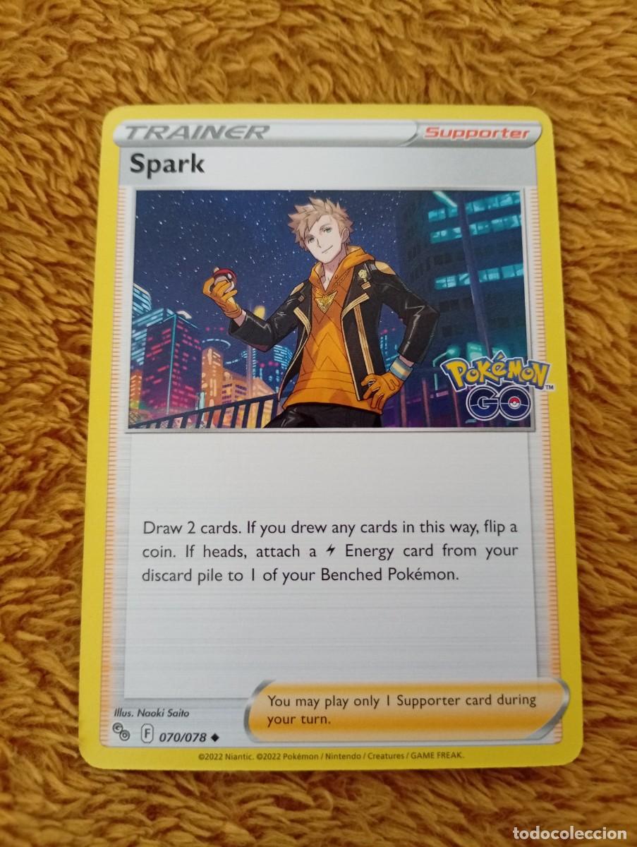 Trading cards: Carta de entrenador Spark del juego de cartas coleccionables Pok&eacute;mon. - Idioma: Ingl&eacute;s. - N&uacute;mero de