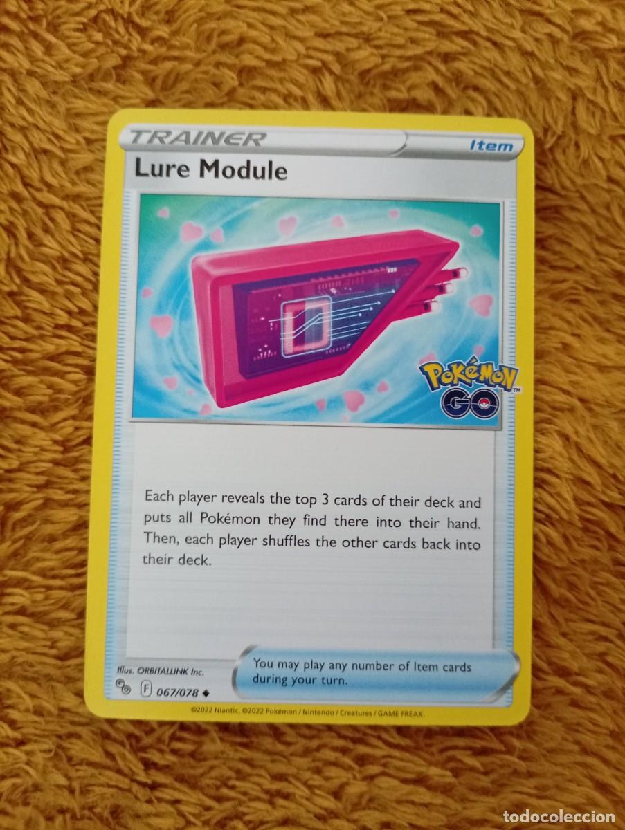 Trading cards: Carta de entrenador Lure Module del juego de cartas coleccionables Pok&eacute;mon. - Idioma: Ingl&eacute;s. - N&uacute;m