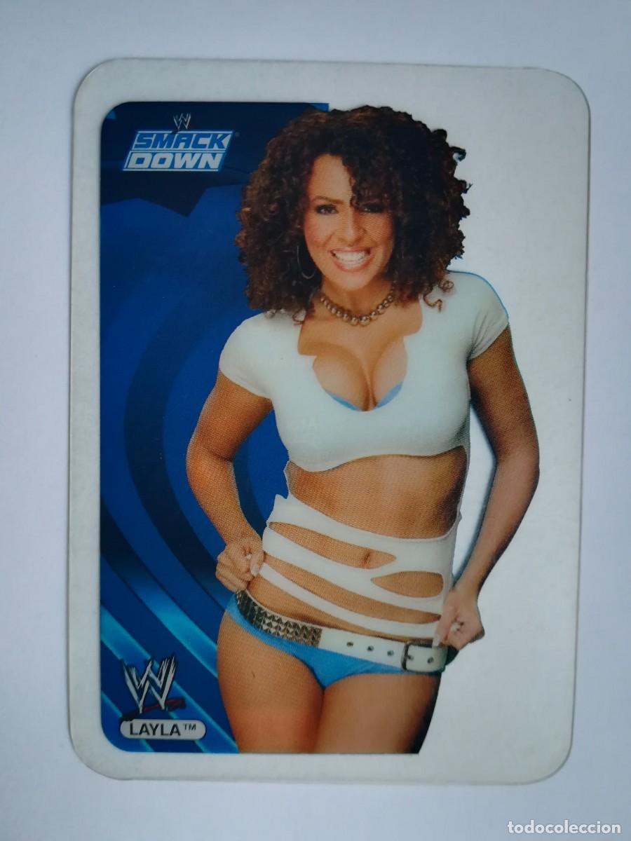 Trading cards: WWE Smack Down N&ordm; 016. Layla. Lamincards Collection New Edition. Edibas