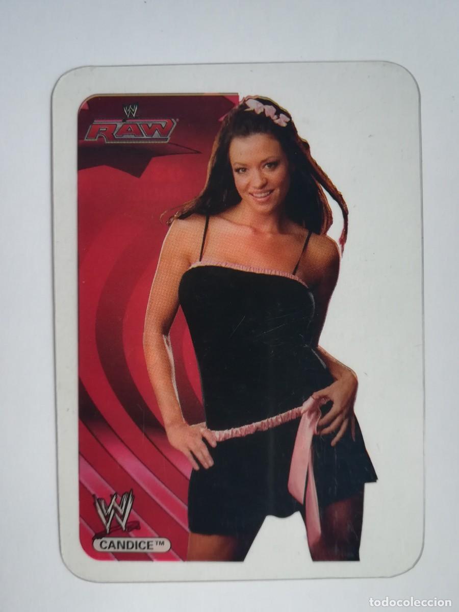 Trading cards: WWE Raw N&ordm; 032. Candice. Lamincards Collection New Edition. Edibas