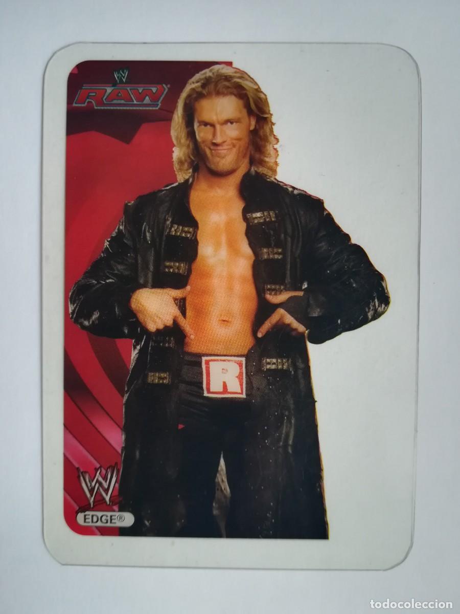 Trading cards: WWE Raw N&ordm; 035. Edge. Lamincards Collection New Edition. Edibas