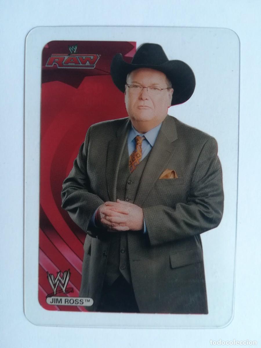 Trading cards: WWE Raw N&ordm; 039. Jim Ross. Lamincards Collection New Edition. Edibas